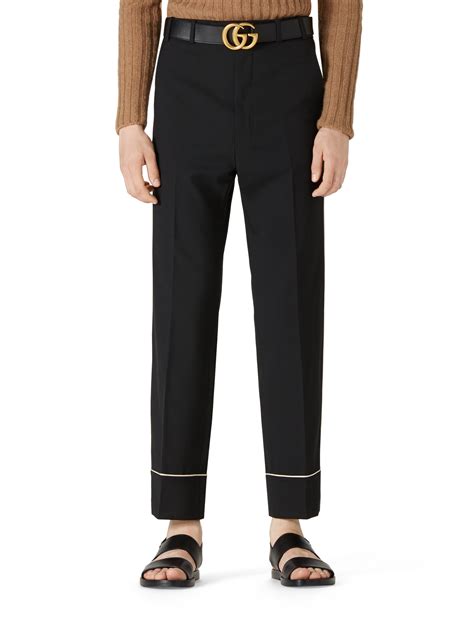 men's gucci pants|gucci wool pants for men.